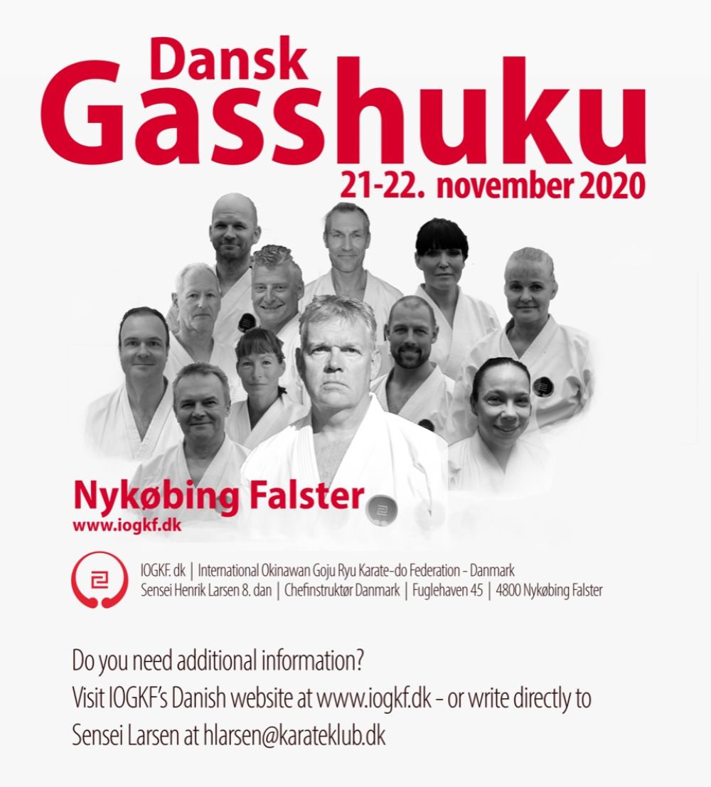 Dansk Gasshuku 2020 d. 21. - 22. Nov.